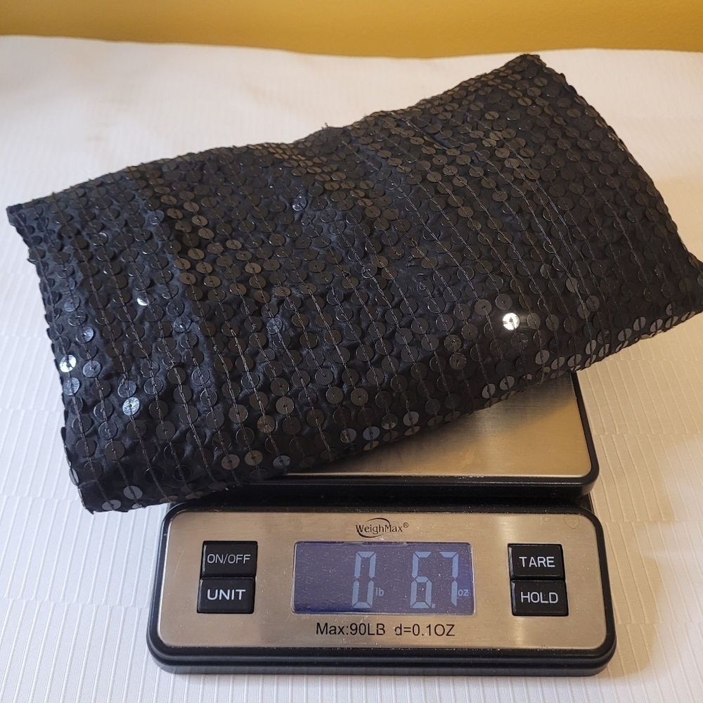 NWT Deadstock Vintage Tina 100% Silk Sequin Skirt sz M - Picture 7 of 7